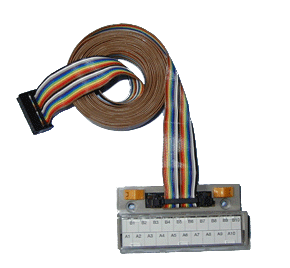 かんたんコントローラ（型名：CTC-67)用 I/O接続ケーブルの信号表です